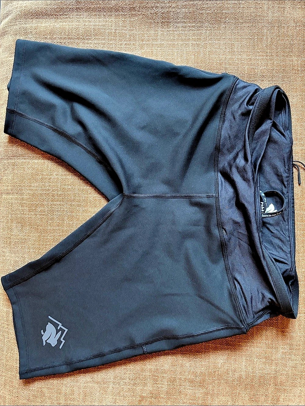 rabbit Men's Shredsters Half Tight Athletic Shorts in Black Size Medium Like New